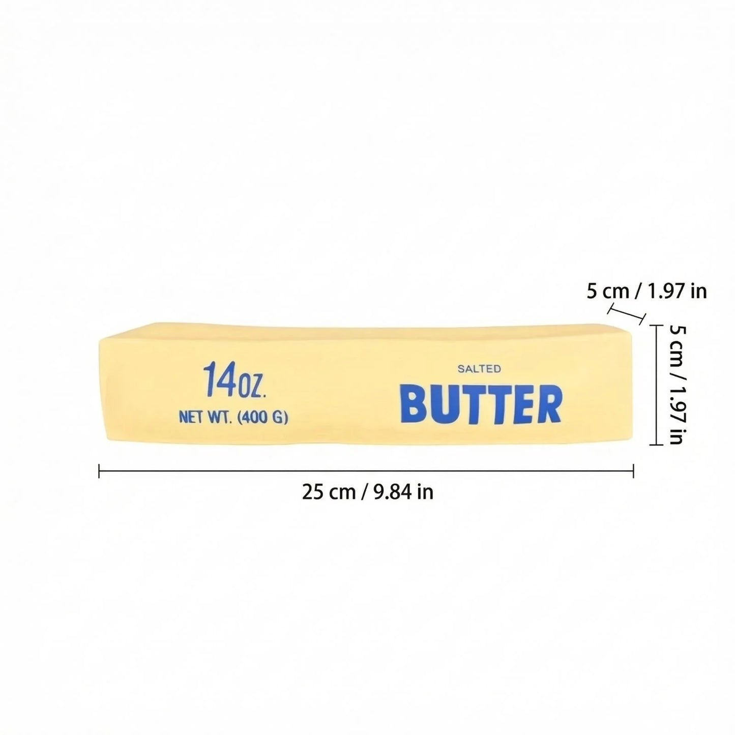 Jumbo Butter Squishies 14Oz Butter Stick Squishy , Squeezy Butter Shape Stress Ball Slow Rising Food Fidget Toy for Stress Relief & Anxiety Relaxation 2026