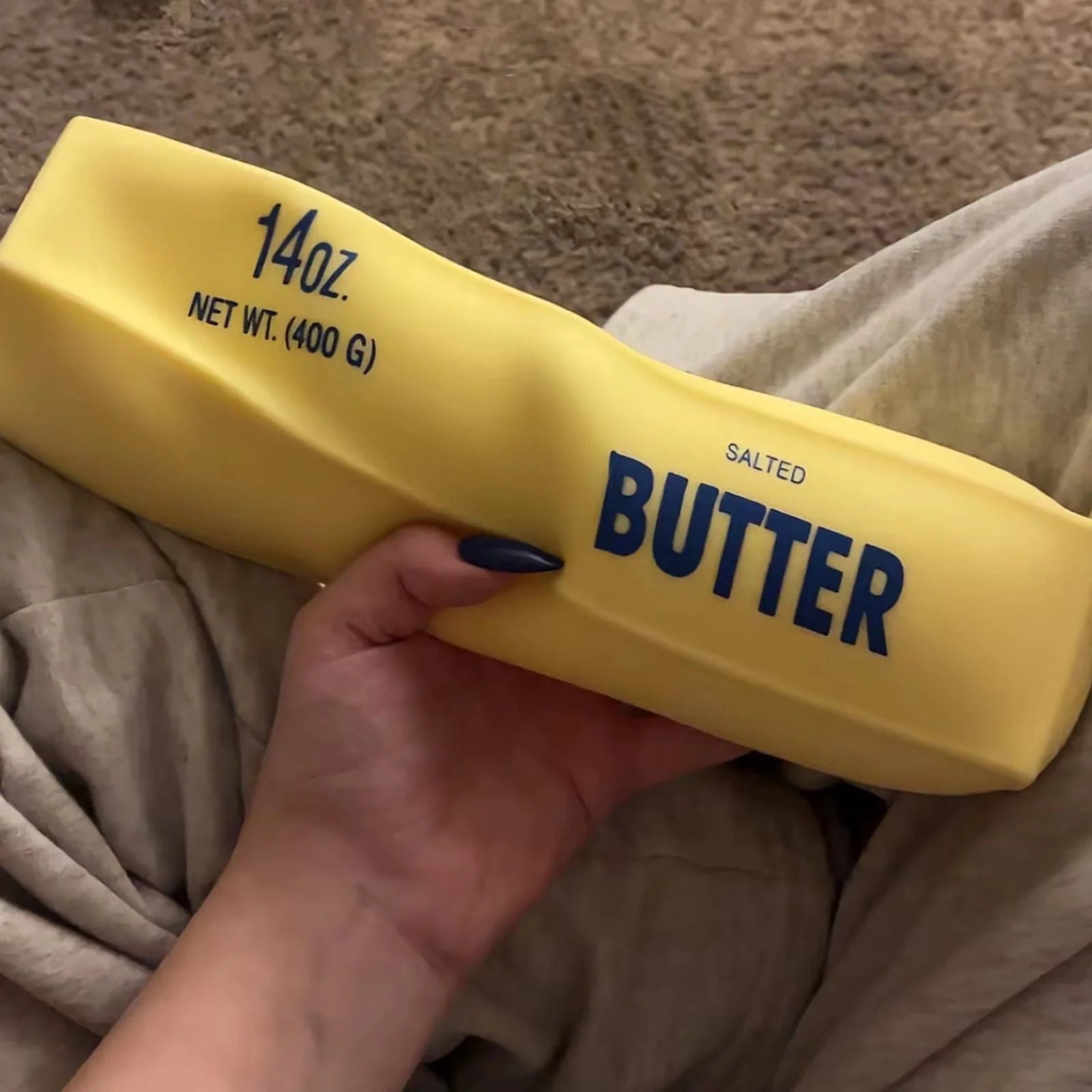 Jumbo Butter Squishies 14Oz Butter Stick Squishy , Squeezy Butter Shape Stress Ball Slow Rising Food Fidget Toy for Stress Relief & Anxiety Relaxation 2026