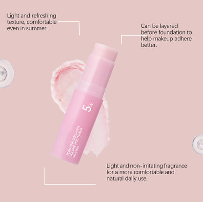 PDRN Balm Stick Pink Collagen Volume Multi Balm Hydrating Face Moisturizer Dewy Glow Skin Care Korean Travel Beauty Stick